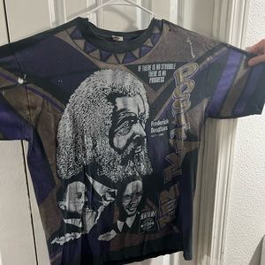 Single Stitch Double Sided Vintage Positive Men African American Tee Shirt